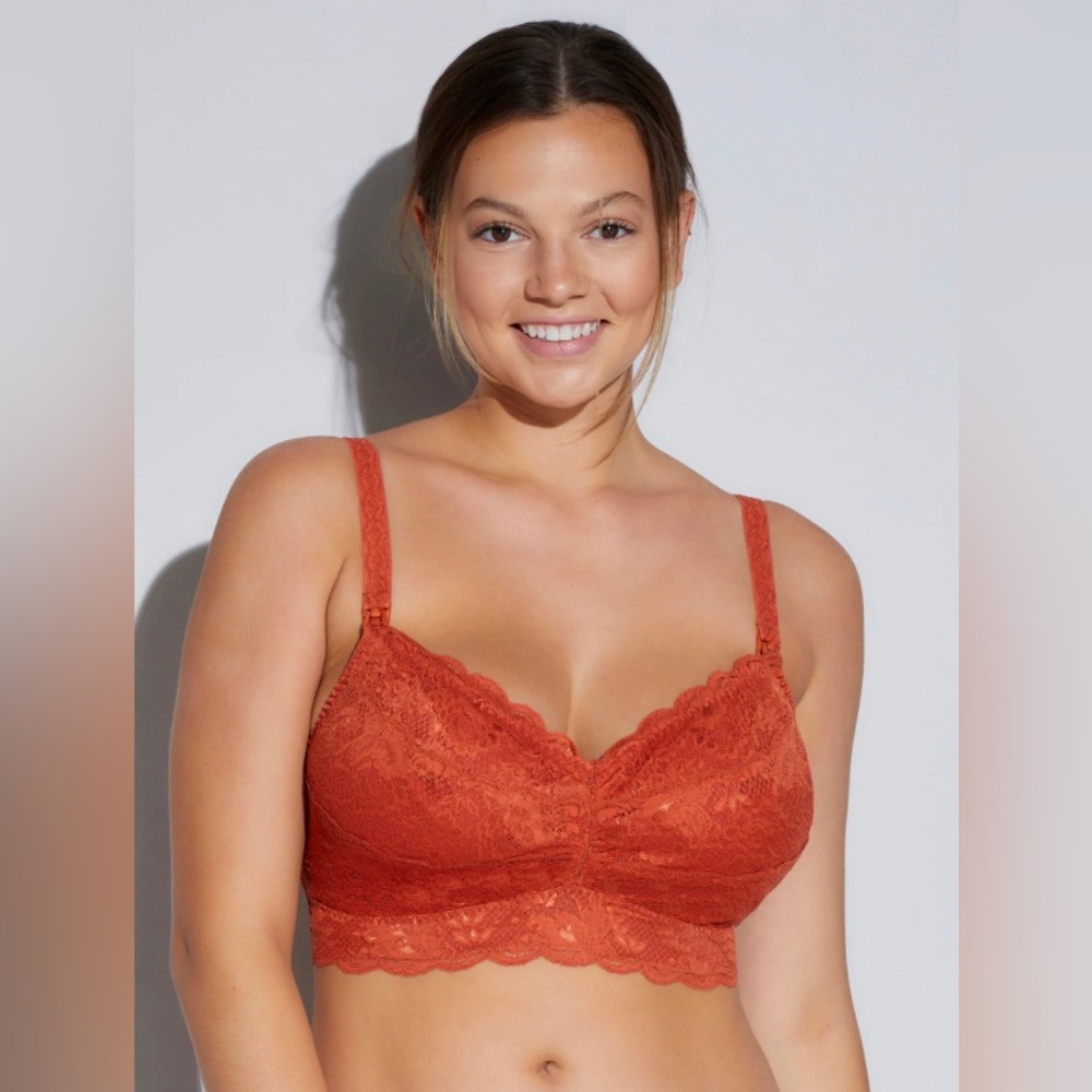 NWT Cosabella Never Say Never Curvy Maternity Mommie Nursing Bralette - XL